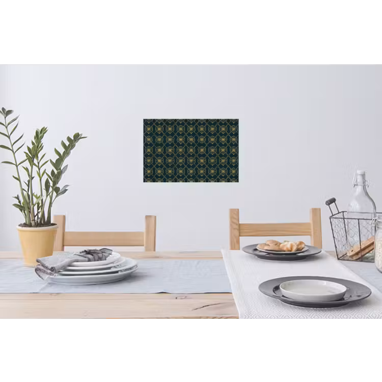 Muursticker - Geometrisch - Elegant - Groen — 3