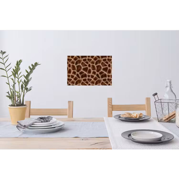 Muursticker - Giraf - Bruin - Vacht — 3