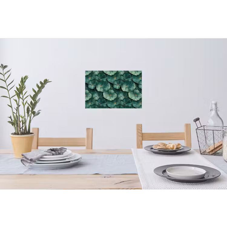 Muursticker - Patroon - Bladeren - Groen — 3