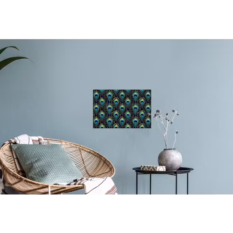 Muursticker - Pauw - Veren - Groen — 4