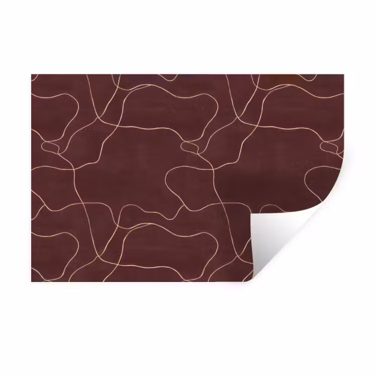 Muursticker - Abstract - Modern - Bruin — 1