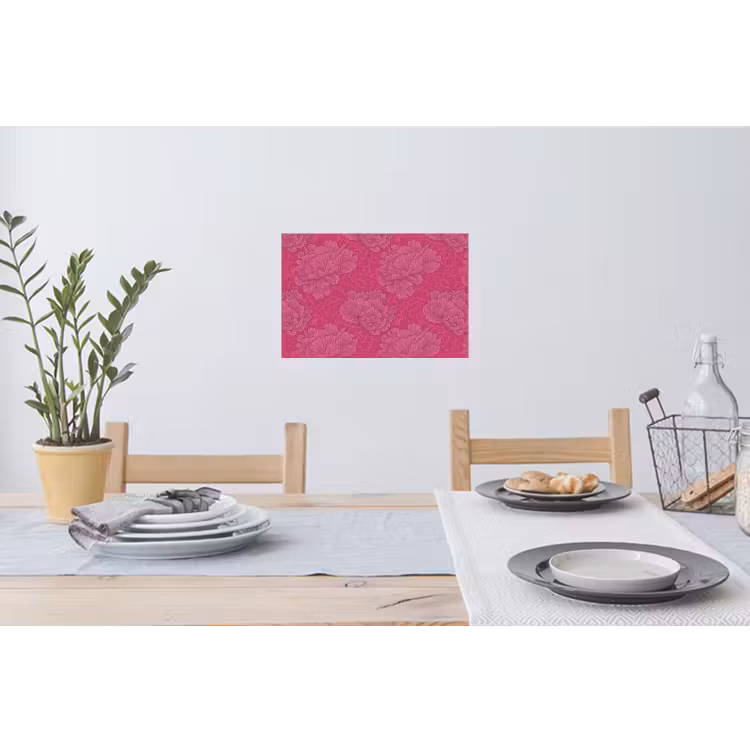 Muursticker - Pioenrozen - Energiek - Roze — 3