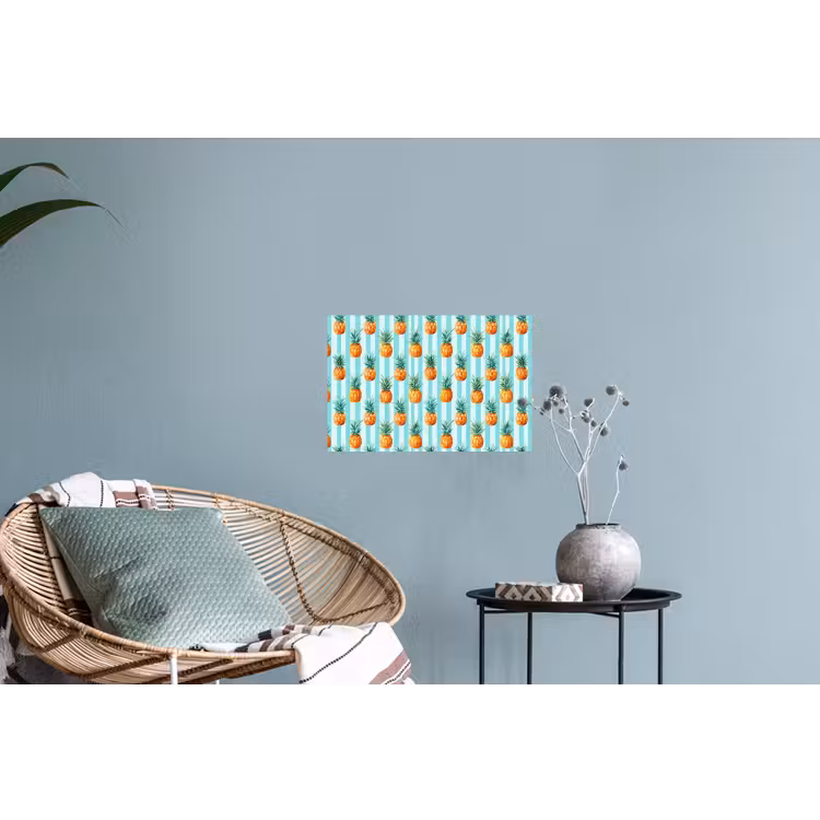 Muursticker - Ananas - Strepen - Groen — 4