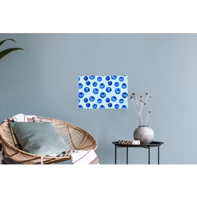 Muursticker - Bessen - Modern - Blauw — 4