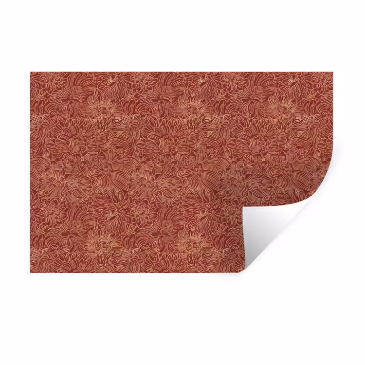 Muursticker - Bloemen - Motief - Rood — 1