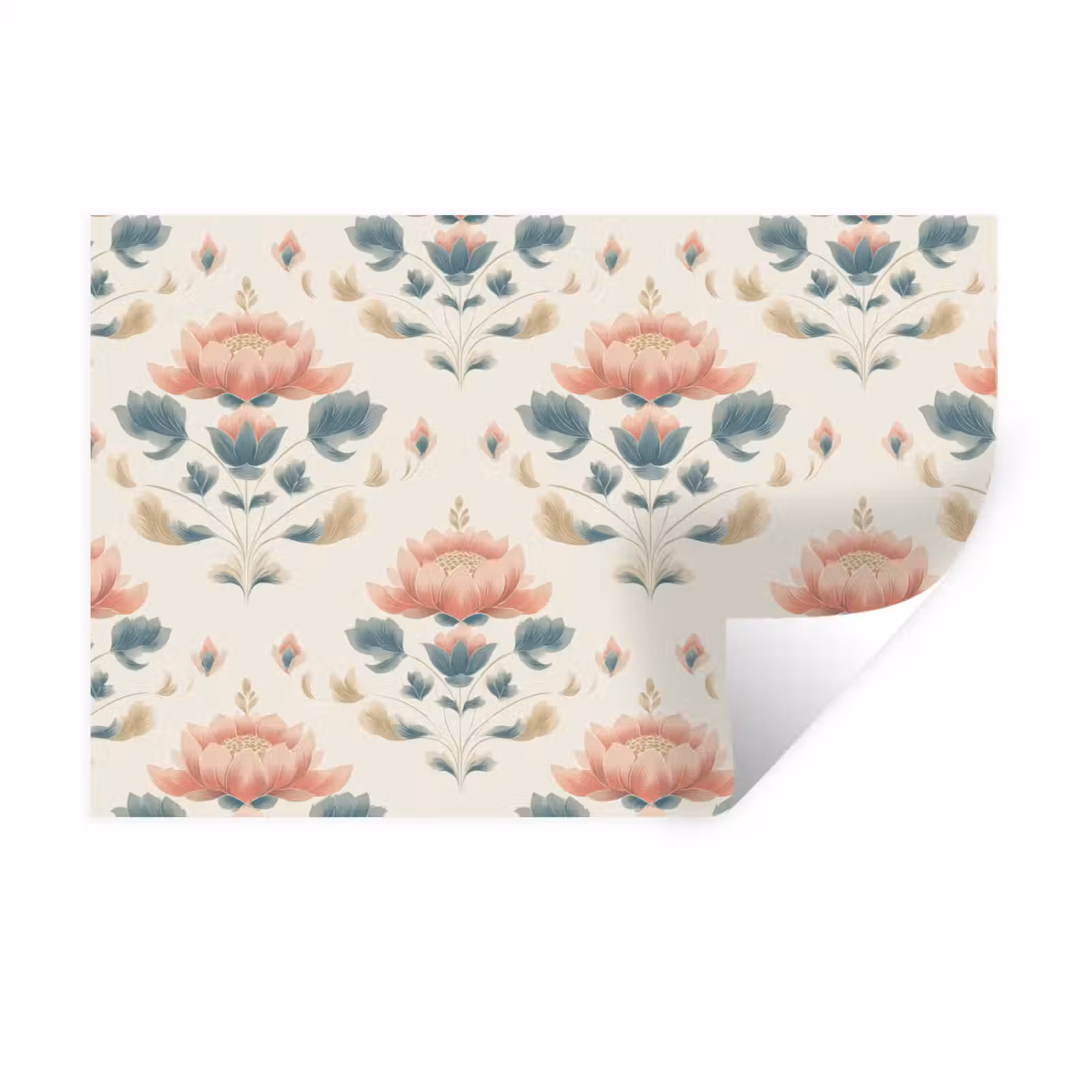 Muursticker - Lotus - Bloemen - Roze — 1