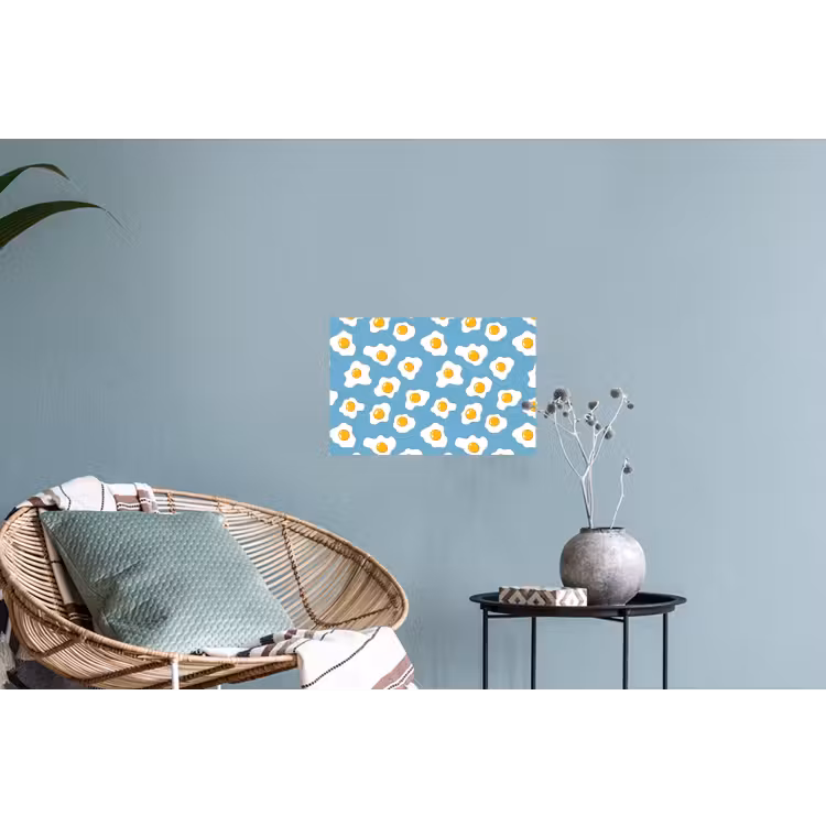 Muursticker - Eieren - Dooiers - Blauw — 4