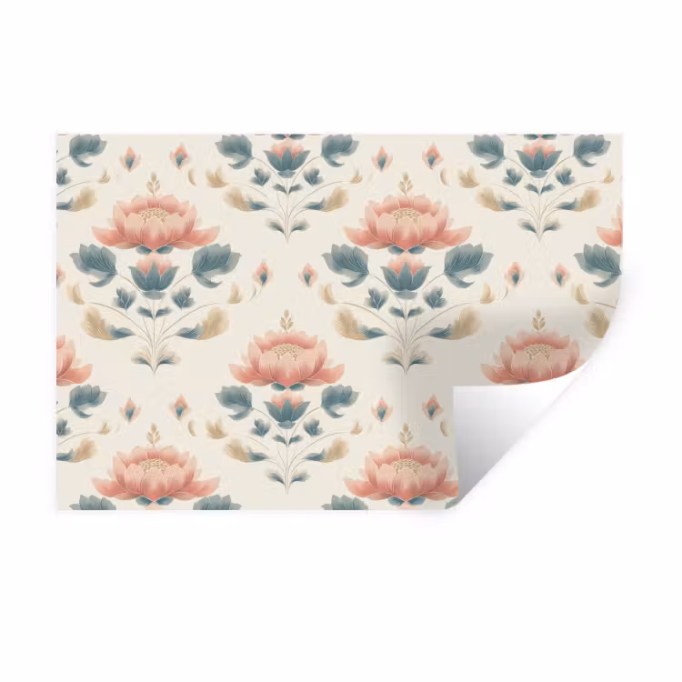Muursticker - Lotus - Bloemen - Roze — 1