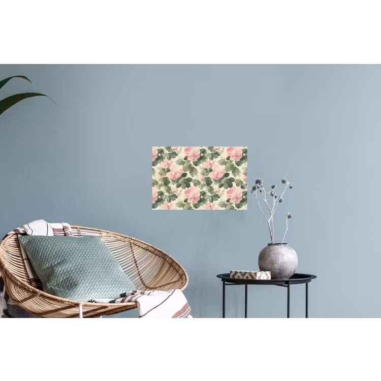 Muursticker - Rozen - Botanisch - Roze — 4