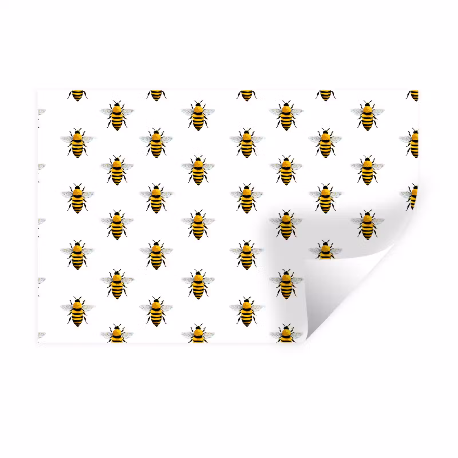 Muursticker - Bijen - Tijdloos - Wit — 1