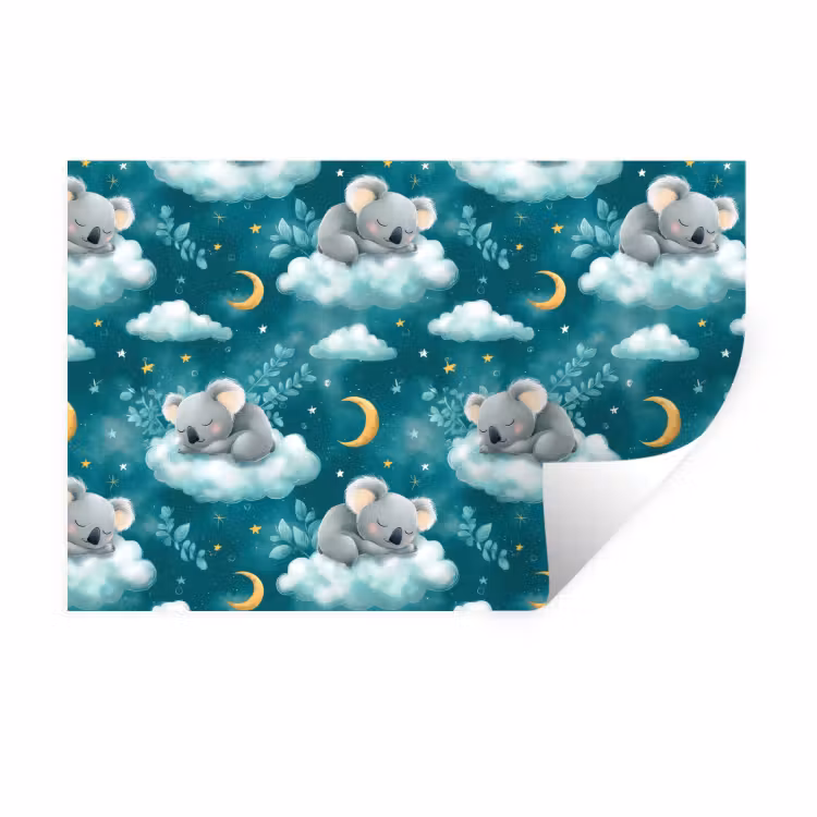 Muursticker - Koala's - Betoverend - Blauw — 1