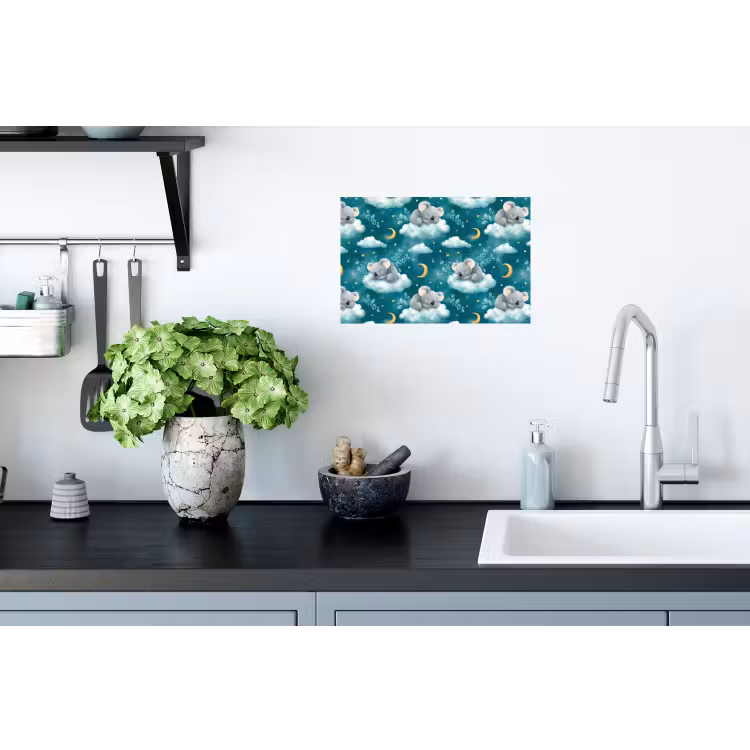 Muursticker - Koala's - Betoverend - Blauw — 2