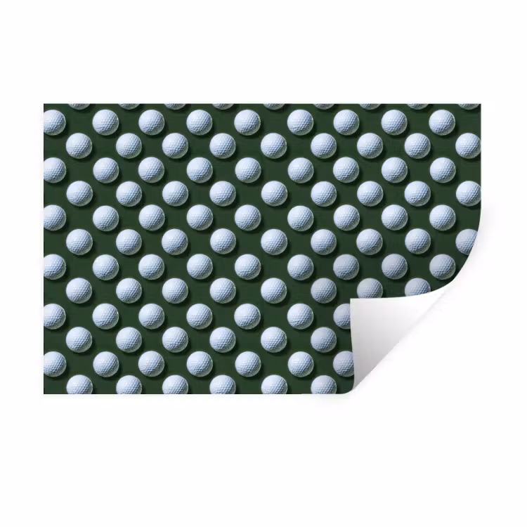 Muursticker - Ballen - Golf - Groen — 1