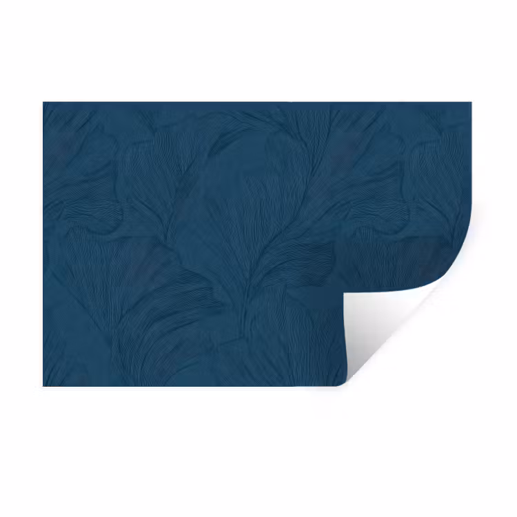 Muursticker - Abstract - Patroon - Donkerblauw - Elegant — 1
