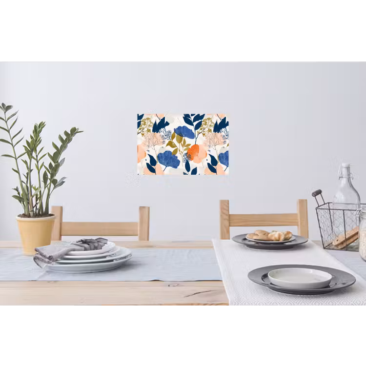 Muursticker - Bloemen - Botanisch - Kleurrijk — 3