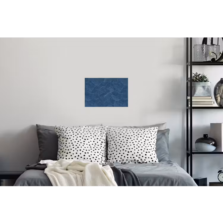 Muursticker - Golven - Textuur - Patroon - Blauw — 5