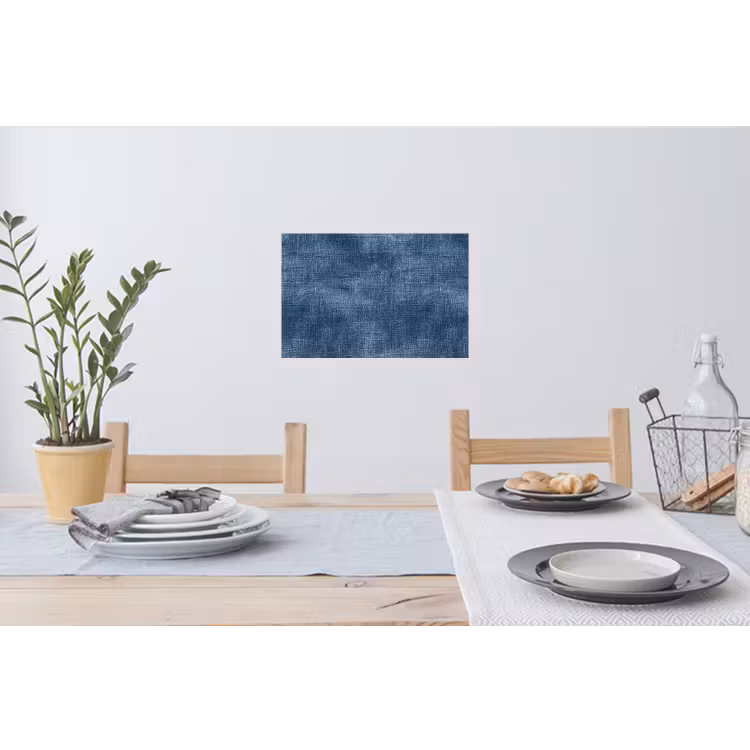 Muursticker - Linnen - Textuur - Patroon - Denim - Rustiek — 3