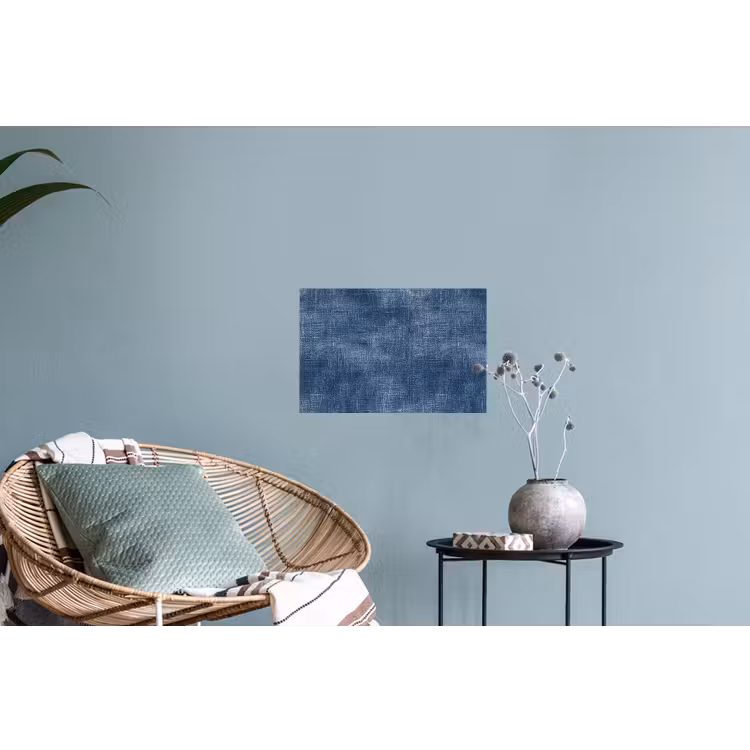 Muursticker - Linnen - Textuur - Patroon - Denim - Rustiek — 4