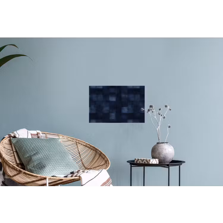 Muursticker - Patroon - Ruit - Marineblauw — 4