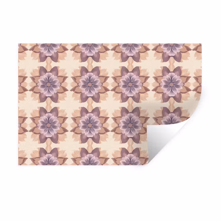 Muursticker - Klassiek - Patroon - Paars — 1