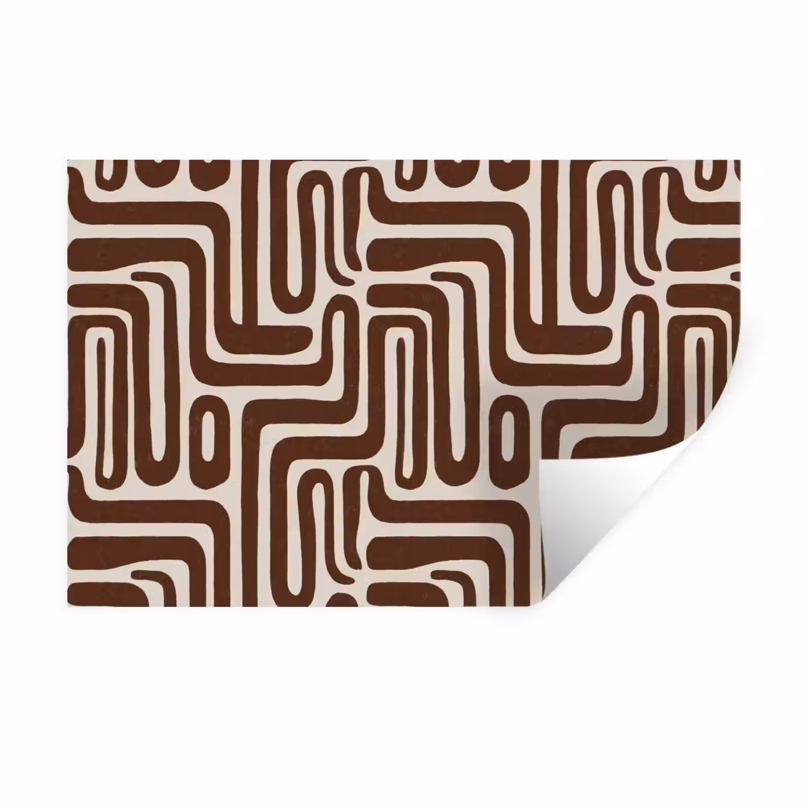 Muursticker - Abstract - Patroon - Bruin — 1