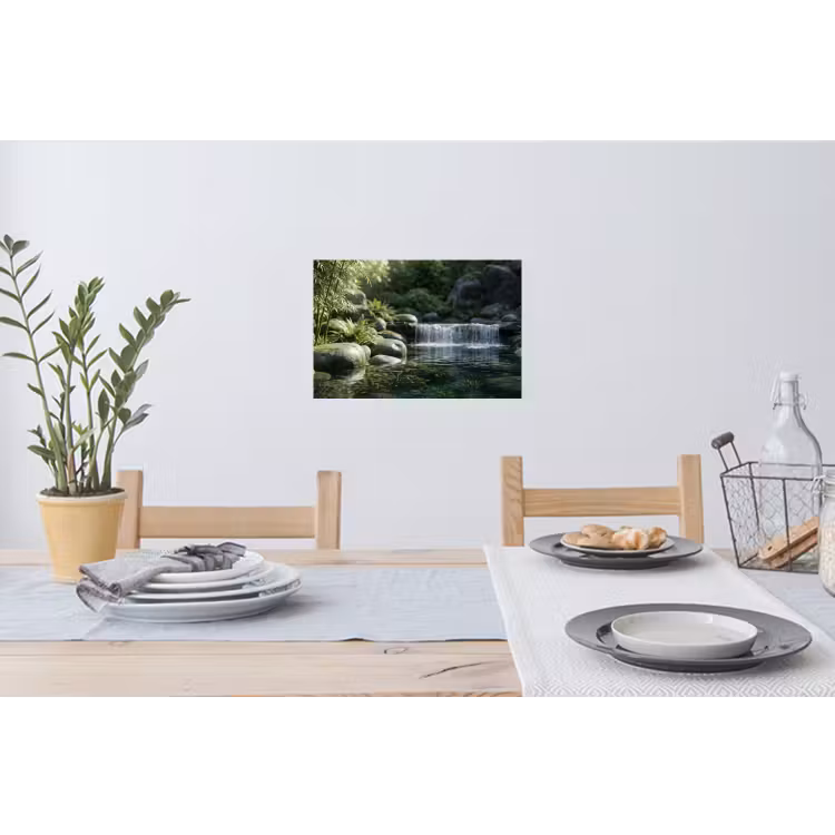 Muursticker - Beek - Waterval - Natuur - Groen — 3