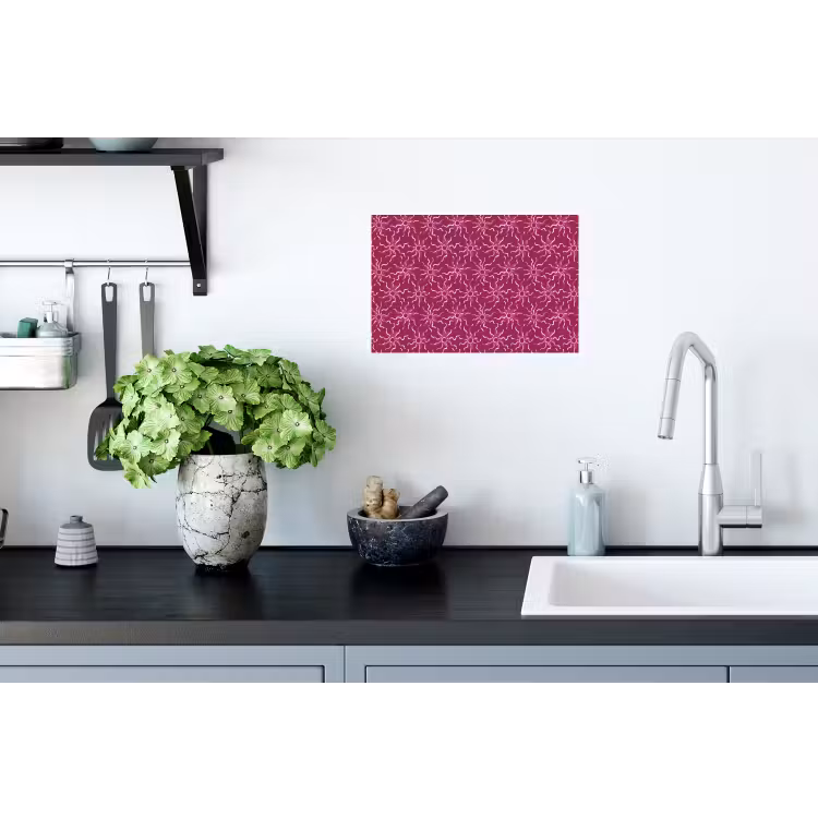Muursticker - Bohemian - Zon - Magenta — 2