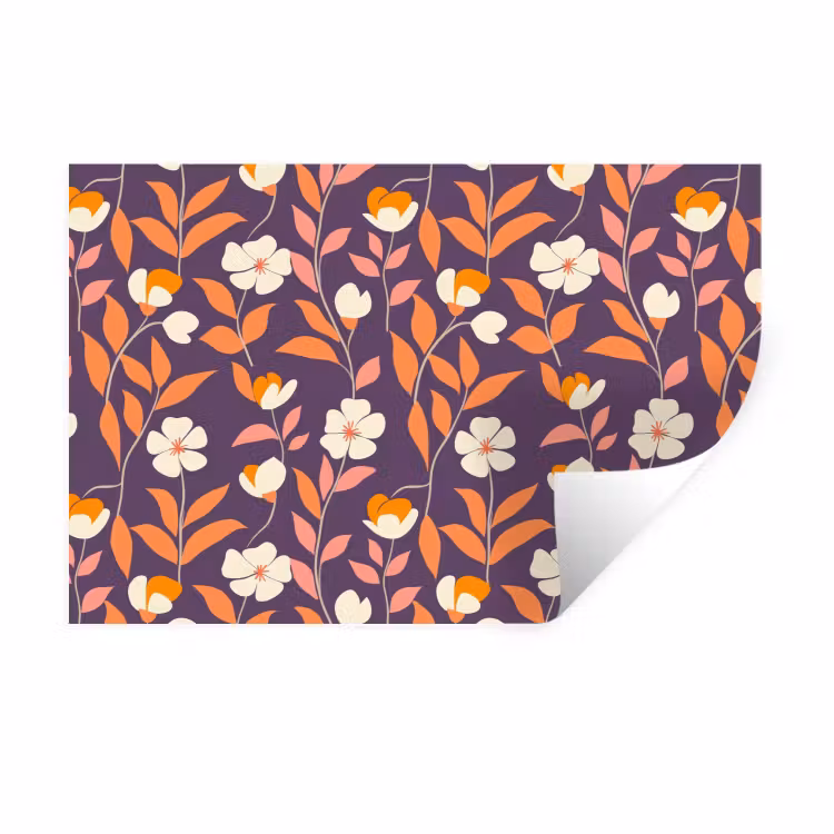 Muursticker - Boho - Vintage - Paars — 1