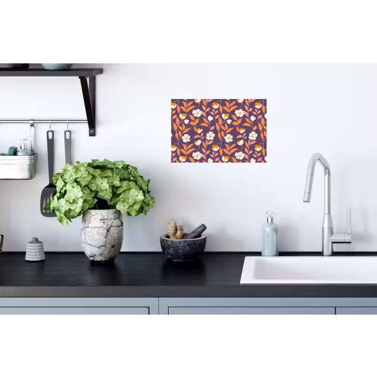 Muursticker - Boho - Vintage - Paars — 2