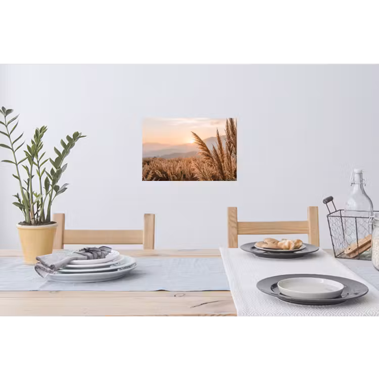 Muursticker - Gras - Veld - Zon - Natuur — 3