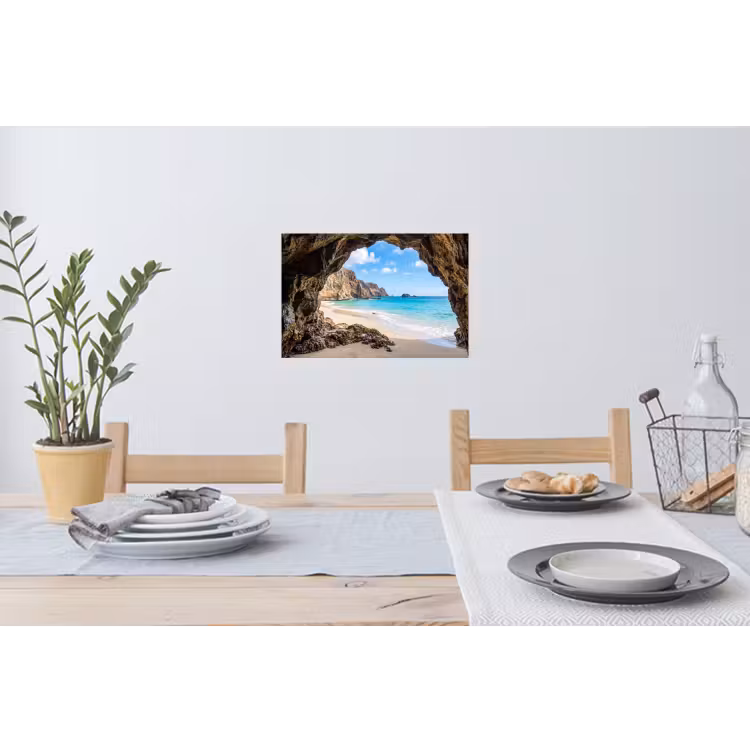 Muursticker - Grot - Strand - Zee - Blauw — 3