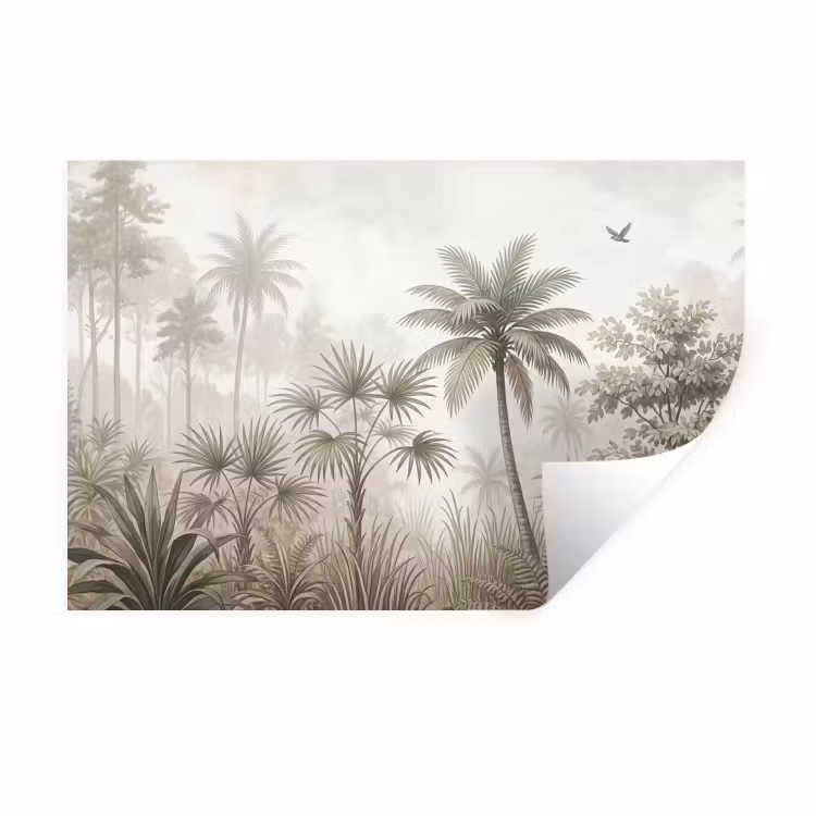 Muursticker - Jungle - Palmbomen - Natuur — 1