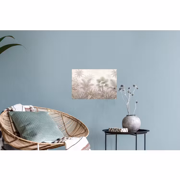 Muursticker - Jungle - Tropisch - Natuur -Vintage - Beige — 4