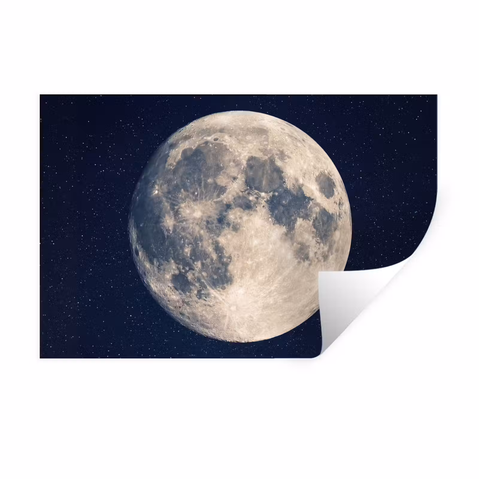 Muursticker - Ruimte - Maan - Kosmos — 1