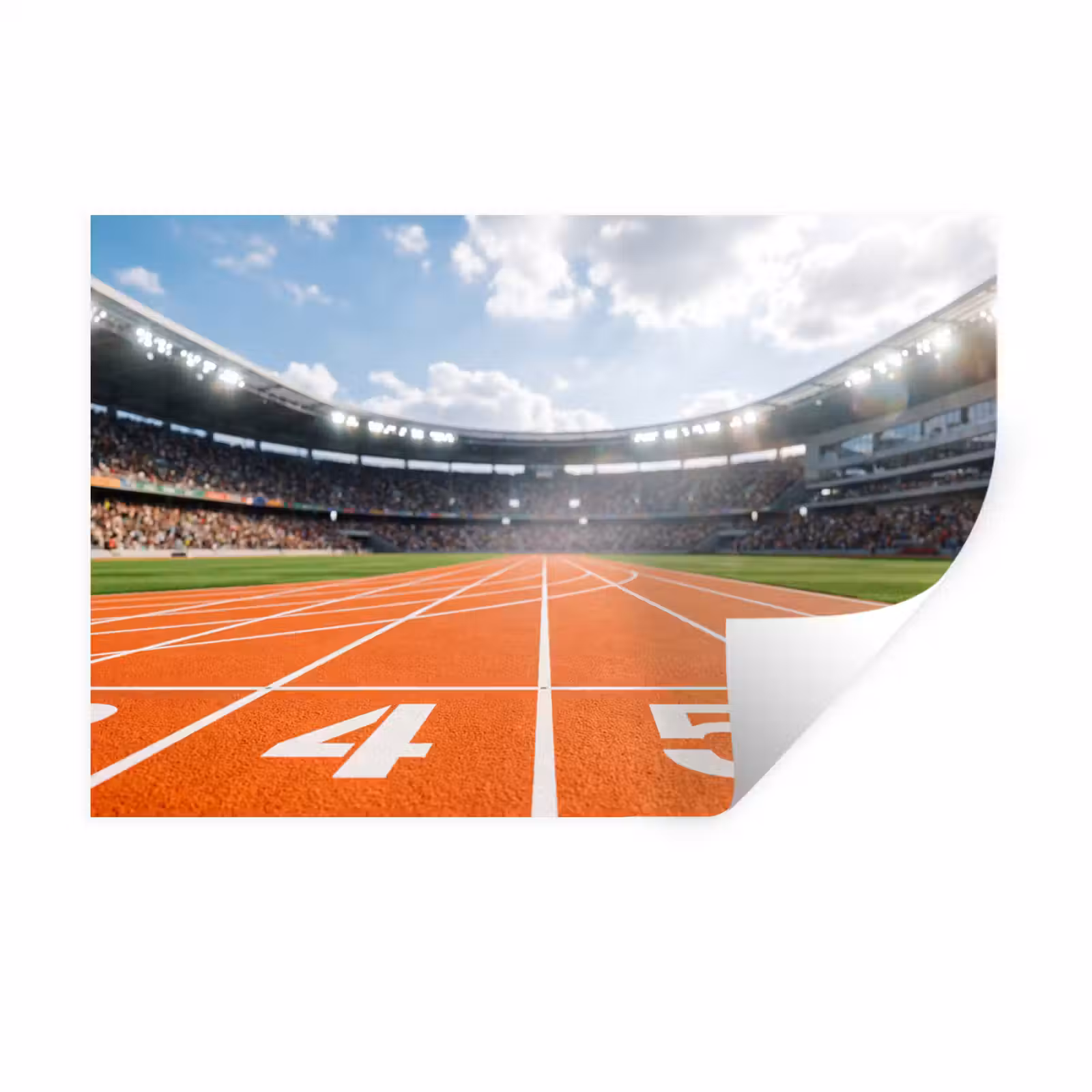 Muursticker - Sintelbaan - Stadion - Sport -Oranje — 1