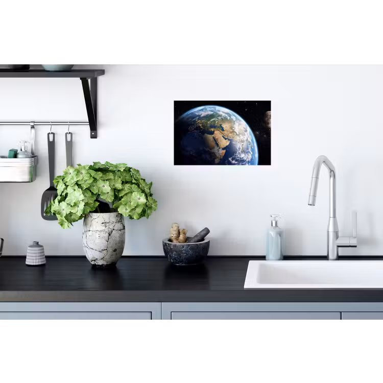 Muursticker - Aarde - Ruimte - Blauw - Groen — 2