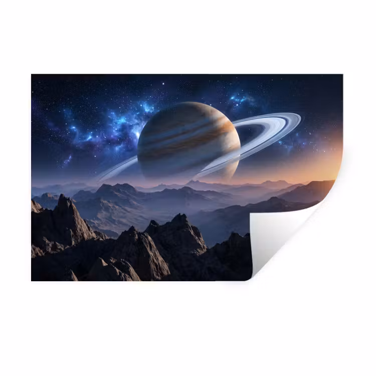 Muursticker - Fantasy - Kosmos - Landschap — 1