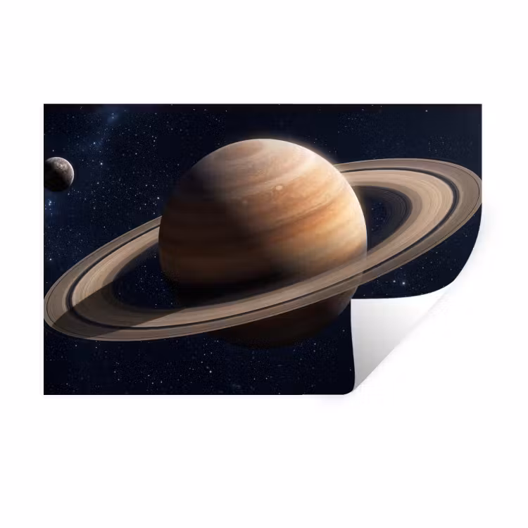 Muursticker - Planeten - Saturnus - Ruimte — 1