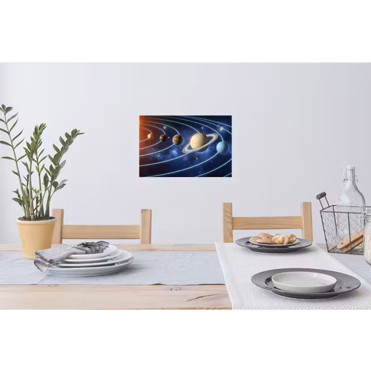 Muursticker - Ruimte - Zonnestelsel - Blauw — 3