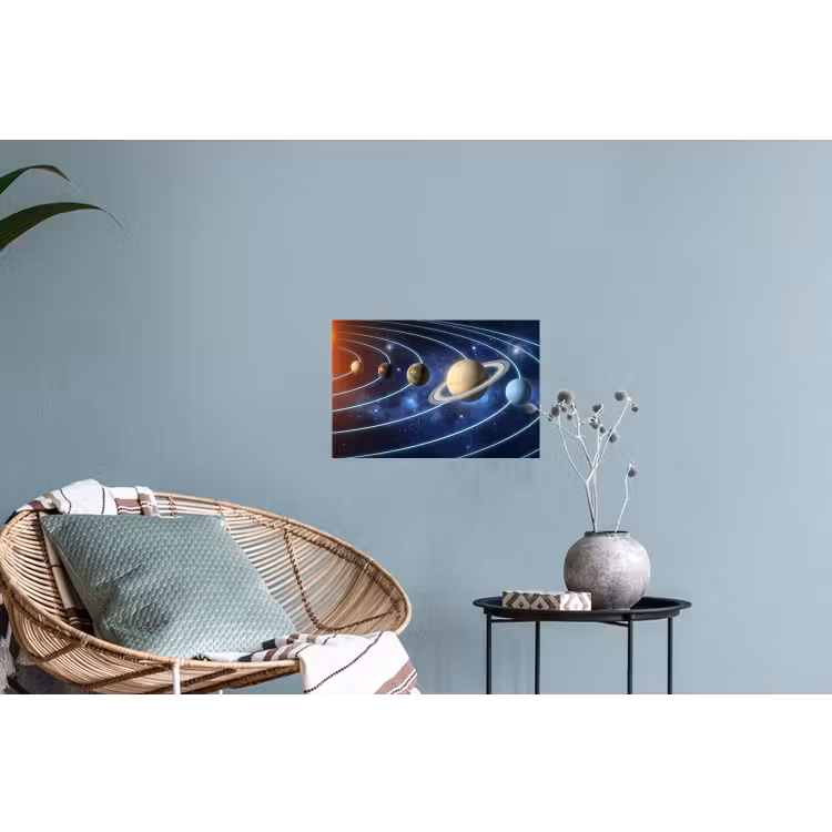 Muursticker - Ruimte - Zonnestelsel - Blauw — 4