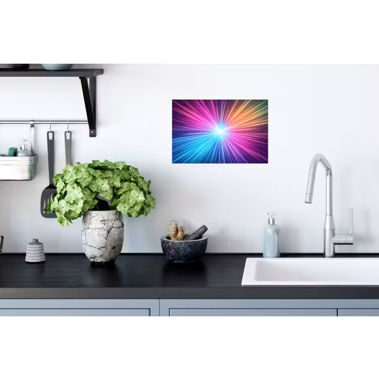 Muursticker - Abstract - Light - Burst - Modern - Colorful — 2
