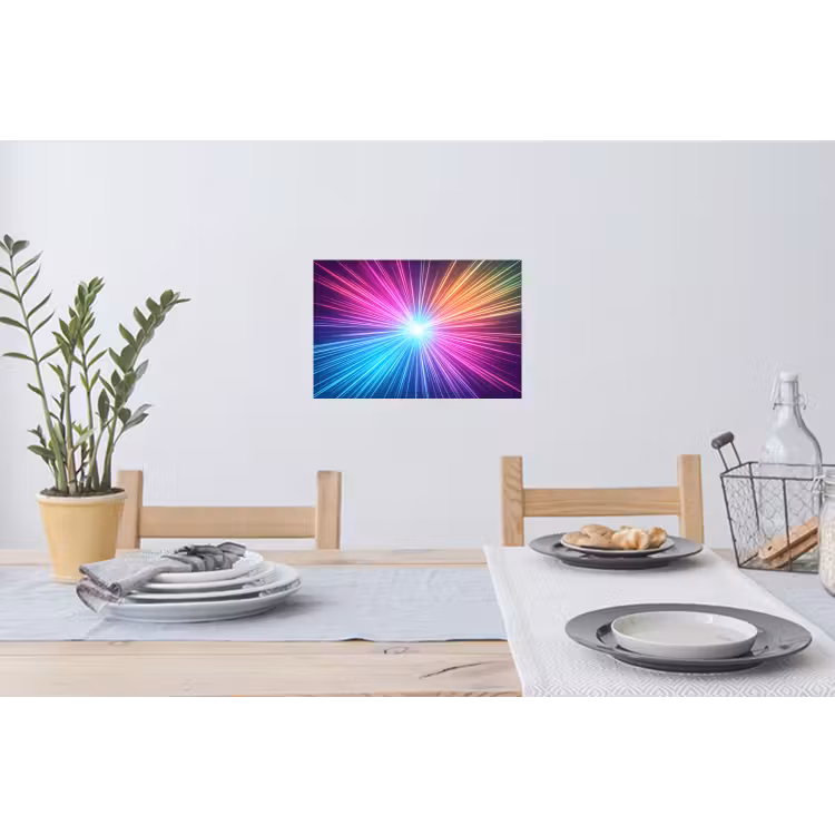 Muursticker - Abstract - Light - Burst - Modern - Colorful — 3