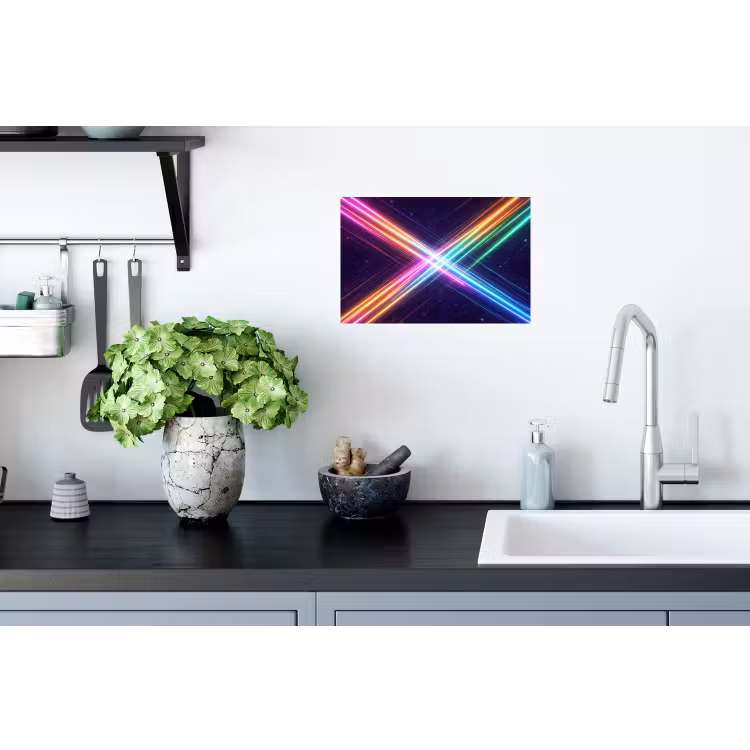 Muursticker - Kruisen - Lasterstralen - Neon — 2