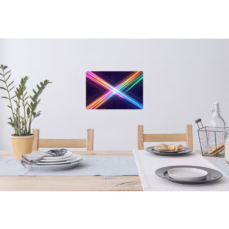 Muursticker - Kruisen - Lasterstralen - Neon — 3