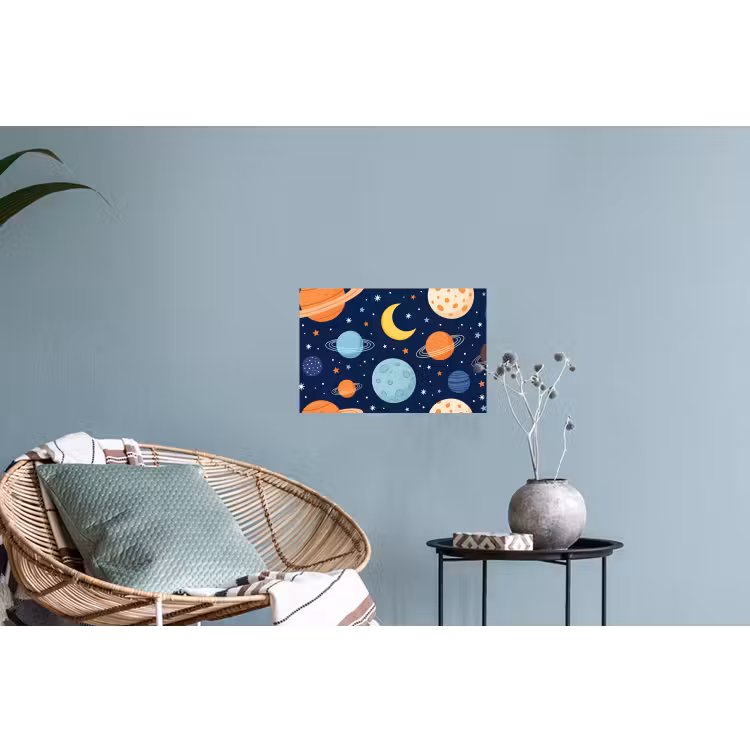 Muursticker - Ruimte - Planeten - Kleurrijk — 4