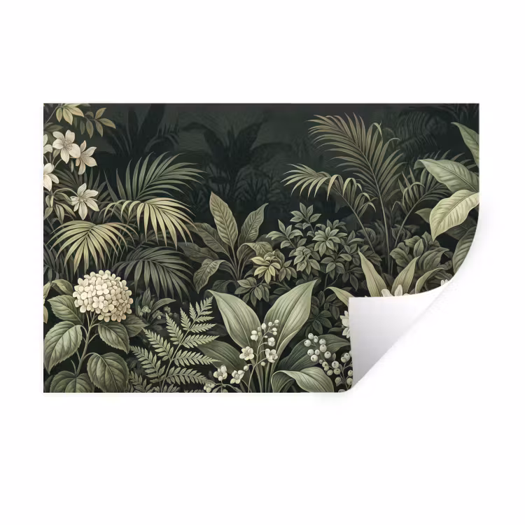 Muursticker - Jungle - Bladeren - Botanisch - Groen — 1