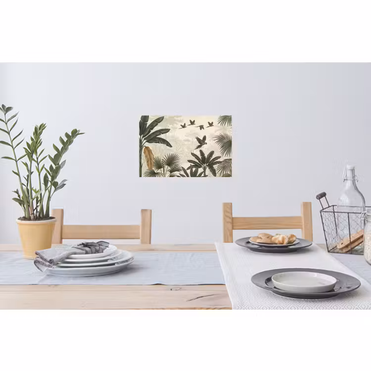 Muursticker - Papagaaien - Jungle - Tropisch - Green — 3
