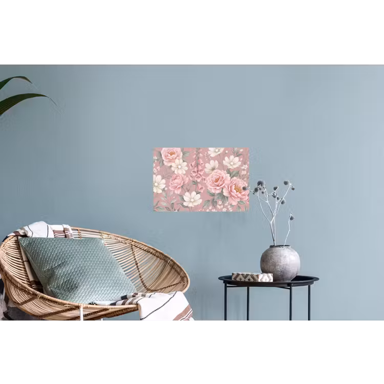 Muursticker - Pioenrozen - Vingerhoedskruid - Pink — 4