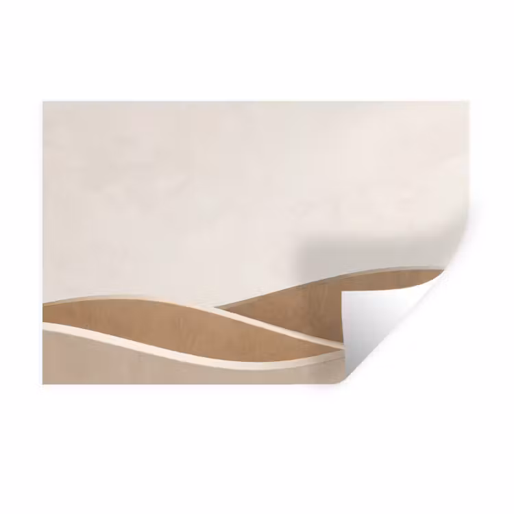 Muursticker - Abstract - Golven - Modern - Beige — 1