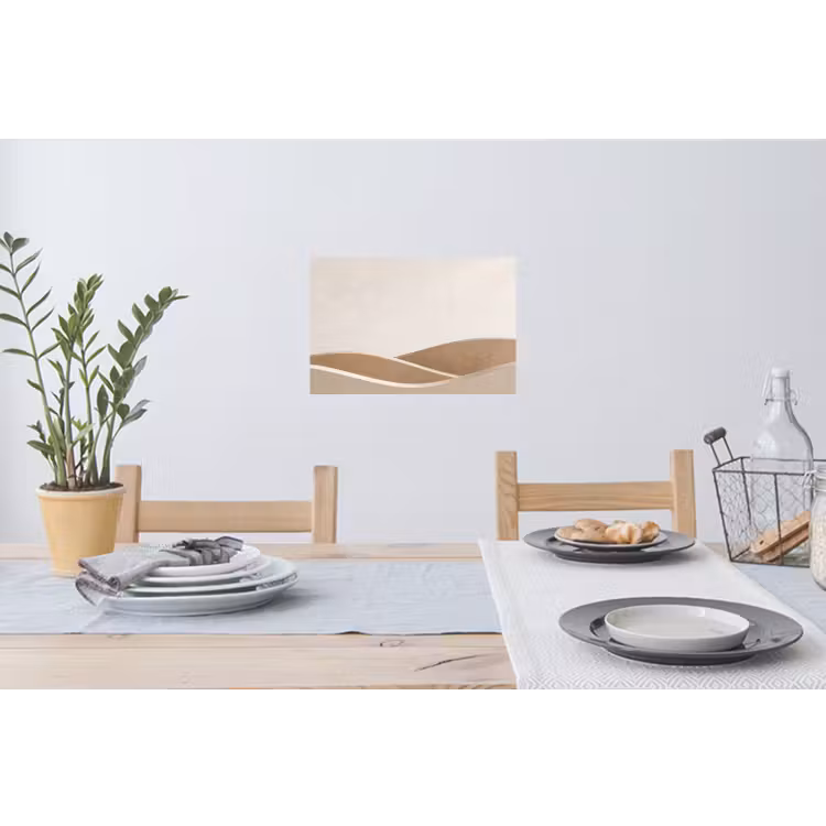 Muursticker - Abstract - Golven - Modern - Beige — 3